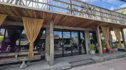 Modern Cafe Zai Exterior in Bali with Unique Architecture