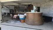 Modern Tropical Restaurant Interior Design in Bali with Rustic Elements