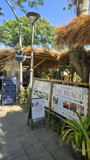 Bali Tropical Cafe and Spa Entrance with Thatch Roof