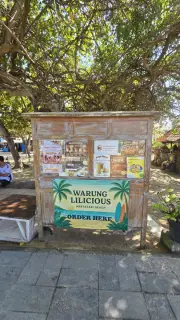 Bali Beach Food Stall: Warung Lilicous at Mertasari Beach