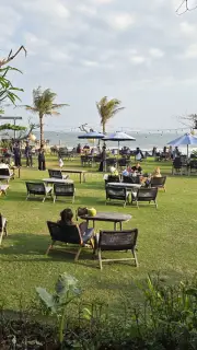 Tropical Beachfront Restaurant in Bali with Ocean Views