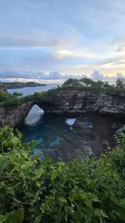Broken Beach Bali Natural Arch Sunset Landscape