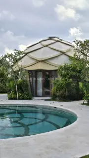 Modern Luxury Bali Villa with Pool and Geometric Architecture