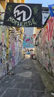 Vibrant Street Art Alley Kwai Chai Hong Kuala Lumpur