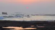 Bali Sunset Surfing B-Roll Footage at Pererenan Beach