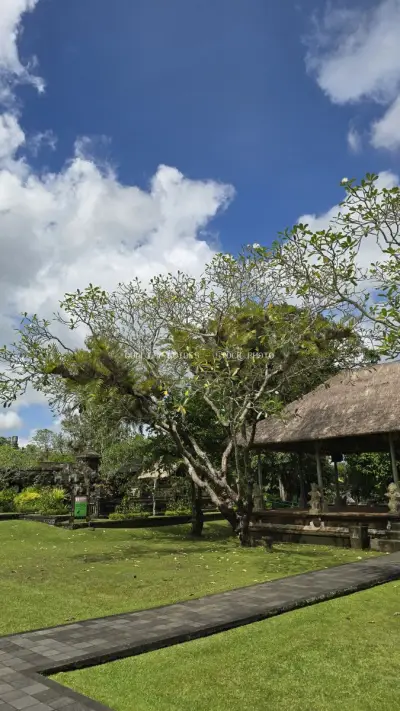 Taman Ayun Temple Bali Tropical Garden Landscape - stock photo