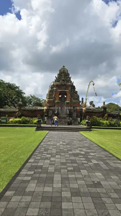 Taman Ayun Temple Bali Balinese Architecture Landmark - stock photo