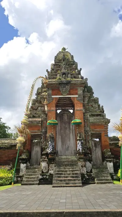 Taman Ayun Temple Bali Traditional Balinese Architecture - stock photo