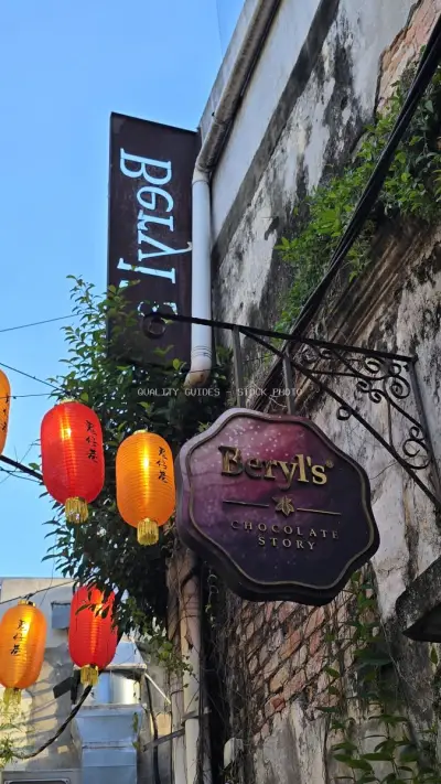 Kwai Chai Hong Kuala Lumpur Heritage Street Signage - stock photo
