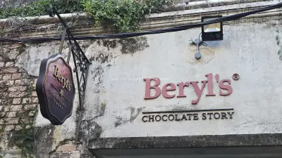 Beryl's Chocolate Story storefront sign Kuala Lumpur - stock photo
