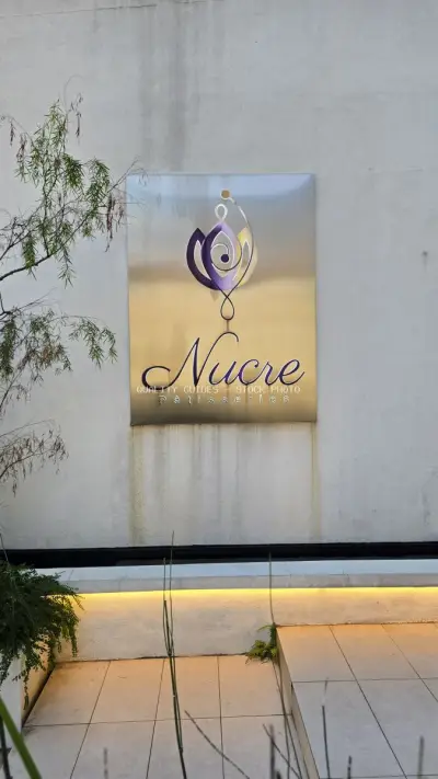 Nuere Patisserie Storefront Sign Kuala Lumpur - stock photo